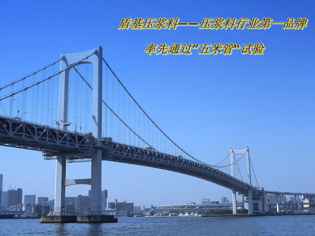 孔道压浆料名优企业&mdash;&mdash;浙江盾基