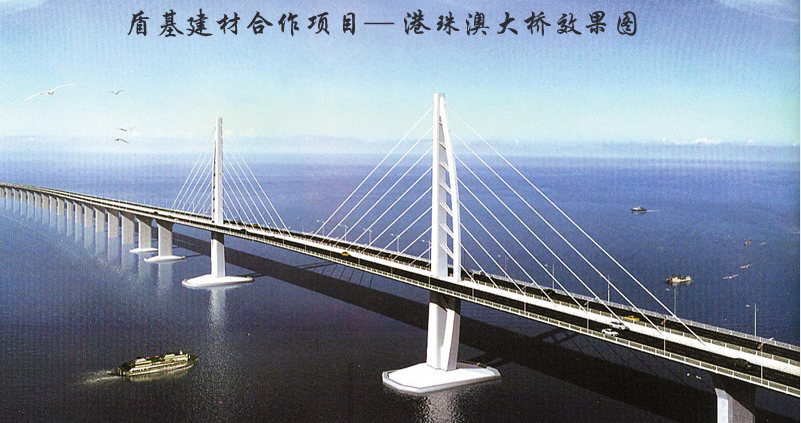 桥梁孔道压浆料厂家盾基建材合作项目港珠澳大桥