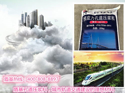 盾基孔道压浆料