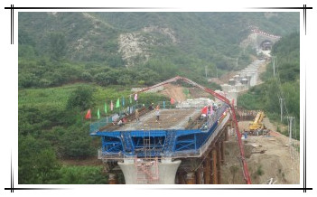 盾基孔道压浆料用于现浇梁现场