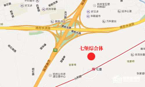 杨柳郡项目坐落图