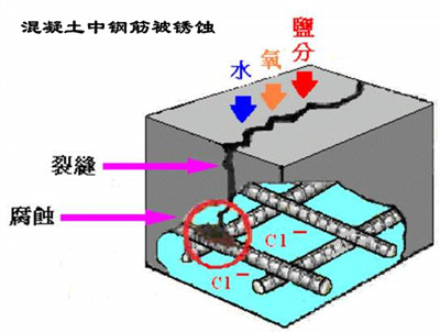 混凝土中钢筋锈蚀