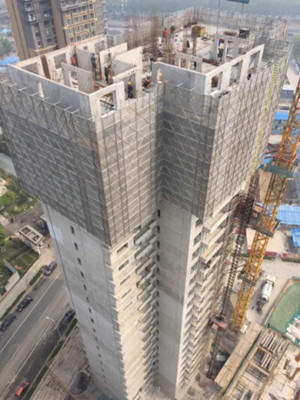 采用套筒灌浆料施工的装配式建筑